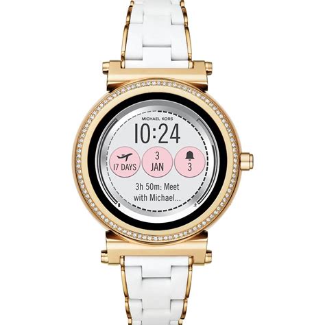 michael kors sofie smartwatch white|Michael Kors smartwatch reviews.